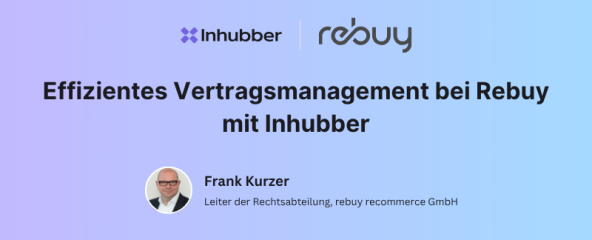 Effizientes Vertragsmanagement bei Rebuy mit Inhubber