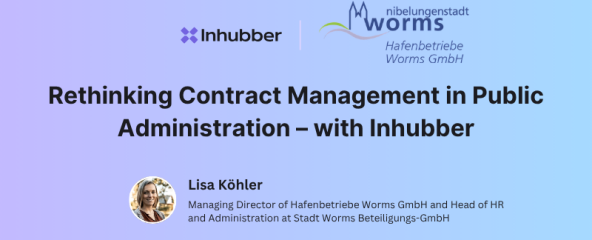 Digital Contract Management at Hafenbetriebe and the City of Worms with Inhubber