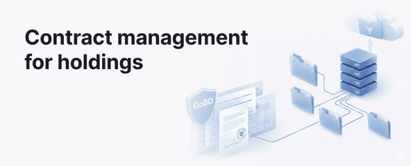 Holding and group contract management: transparency and control over all entities