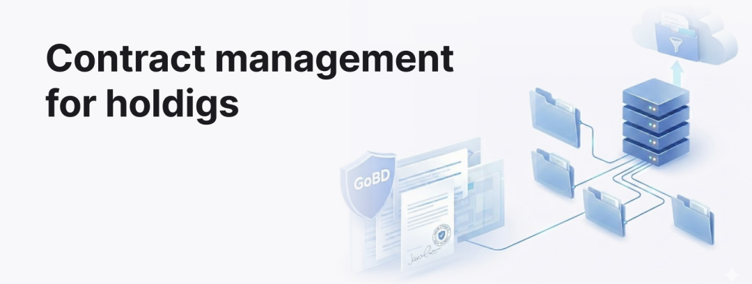 Holding and group contract management: transparency and control over all entities