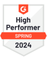 G2 Inhubber High Performer 2024 Auszeichnung