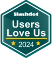 Slashdot Inhubber users love us 2024 badge