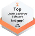 tecpon Inhubber Top Digital Signature Software Q3 2024 badge