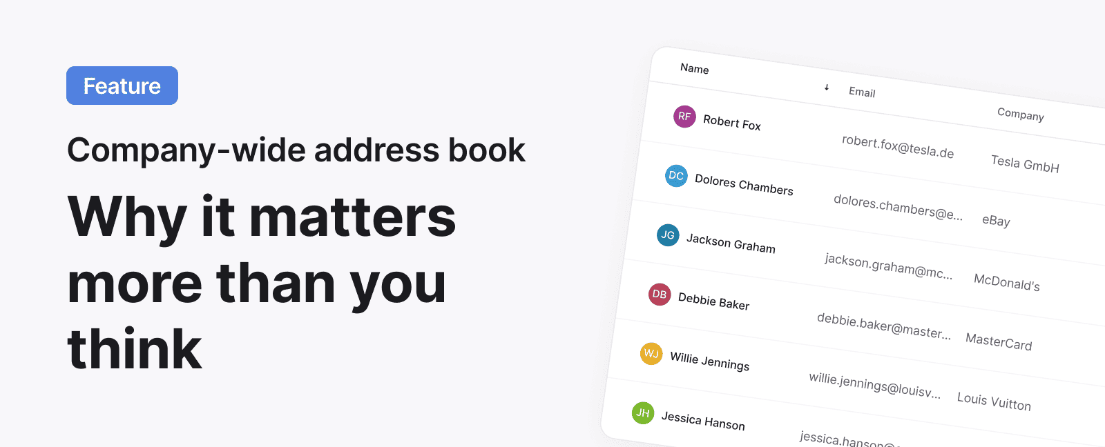 Company-Wide Address Book for Contract Management: Why It Matters