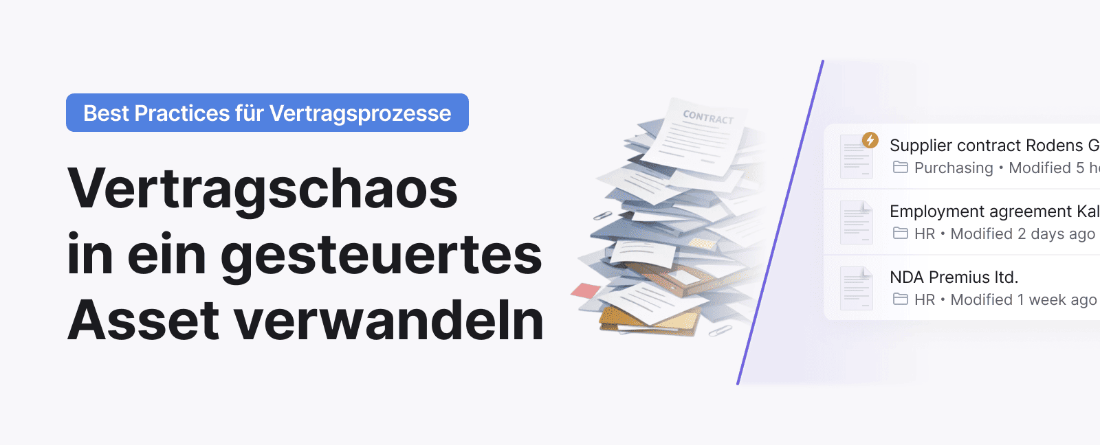 Best Practices im Vertragsmanagement: Vom Chaos zur Kontrolle