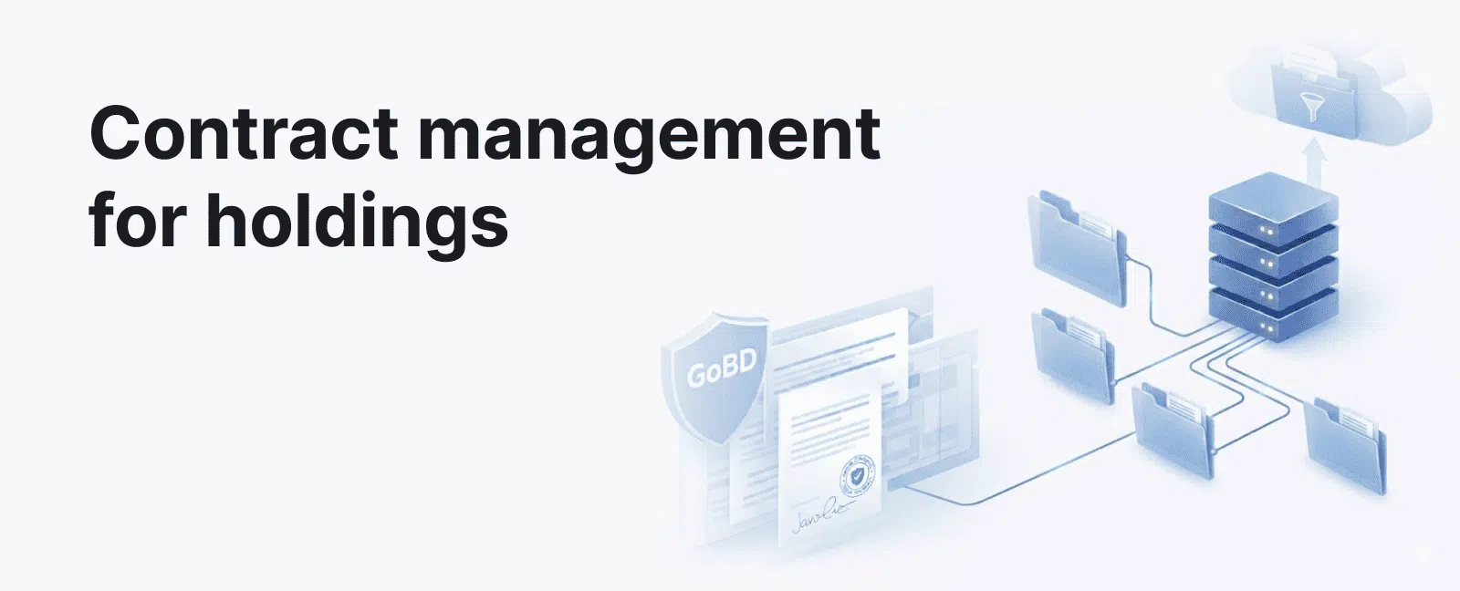 Holding and group contract management: transparency and control over all entities